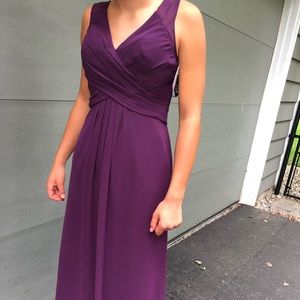 Purple formal dress